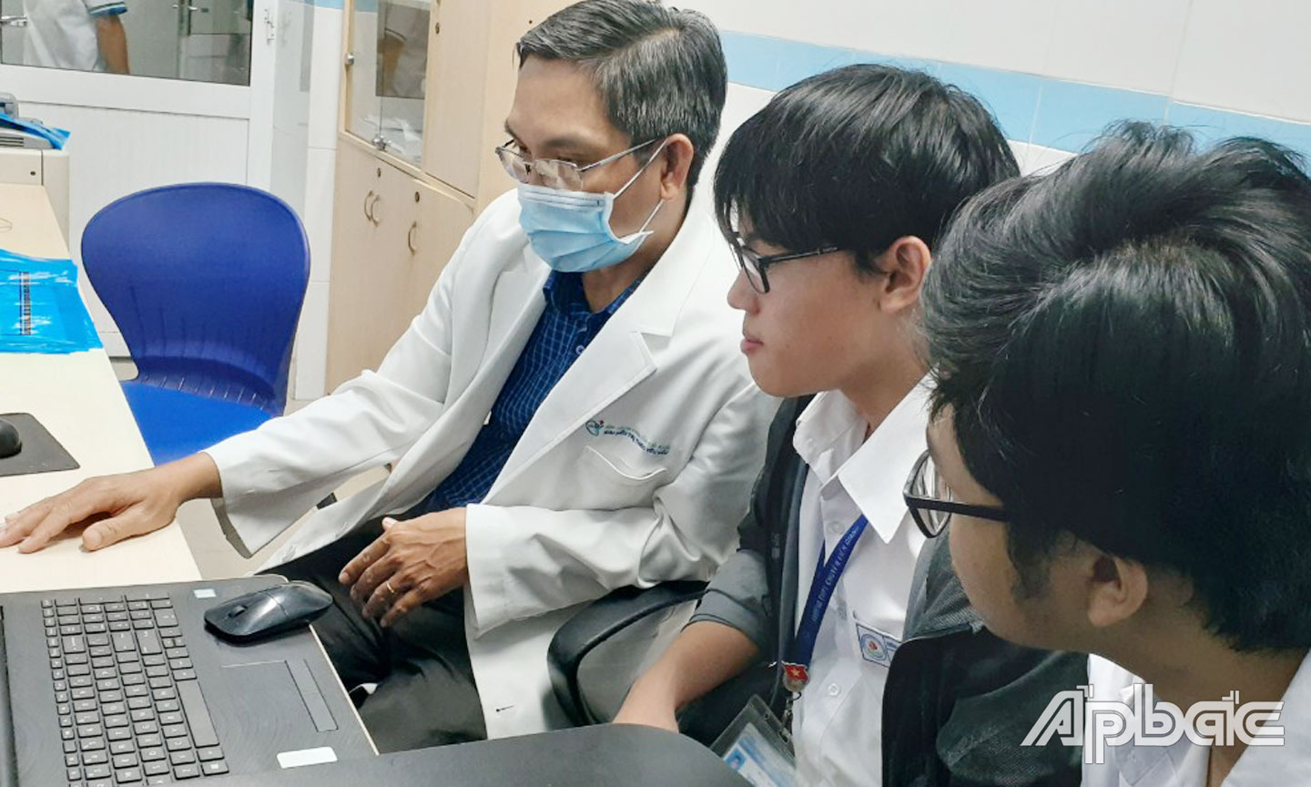 Một số hình ảnh thử nghiệm tại Bệnh viện Đa khoa  tỉnh Tiền Giang.