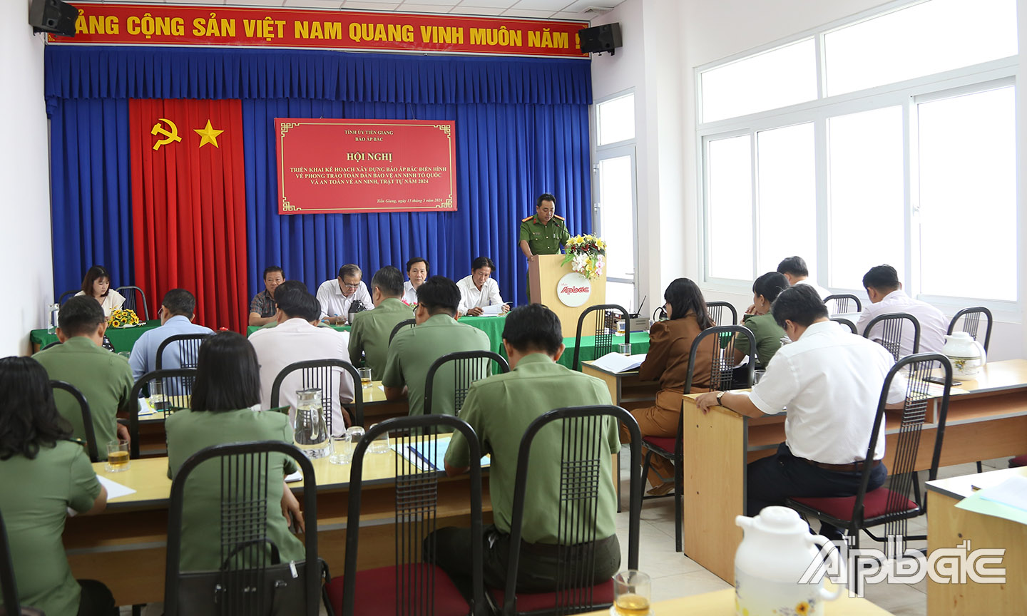 Công an Phường 4 triển khai kế hoạch.