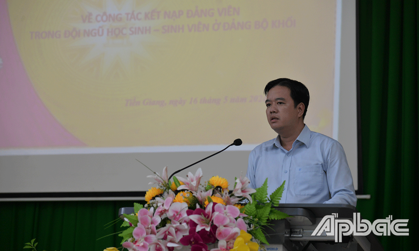 Đại biểu phát biểu tại hội nghị