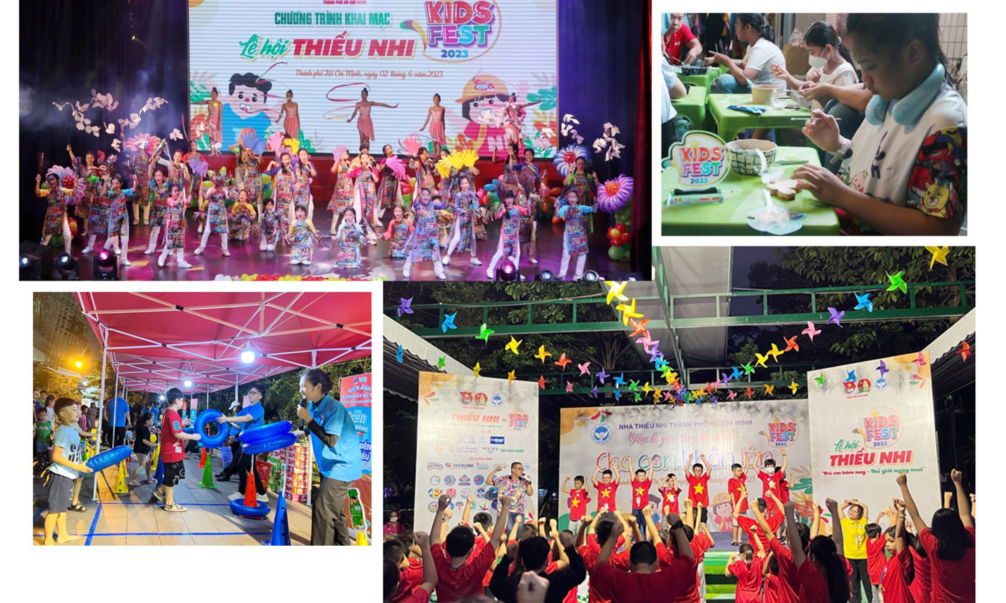 Hoạt động lễ hội thiếu nhi tại TP Hồ Chí Minh.