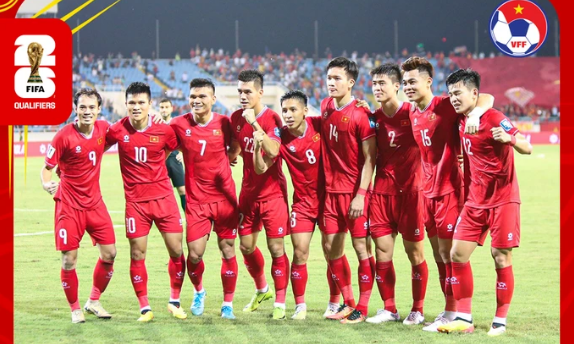 Đội tuyển Việt Nam tại hai trận vòng loại World Cup 2026 vào đầu tháng 6-2024.
