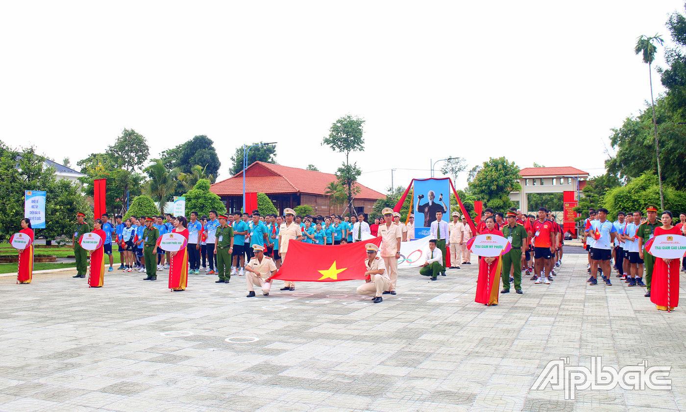 Quang cảnh hội thao.
