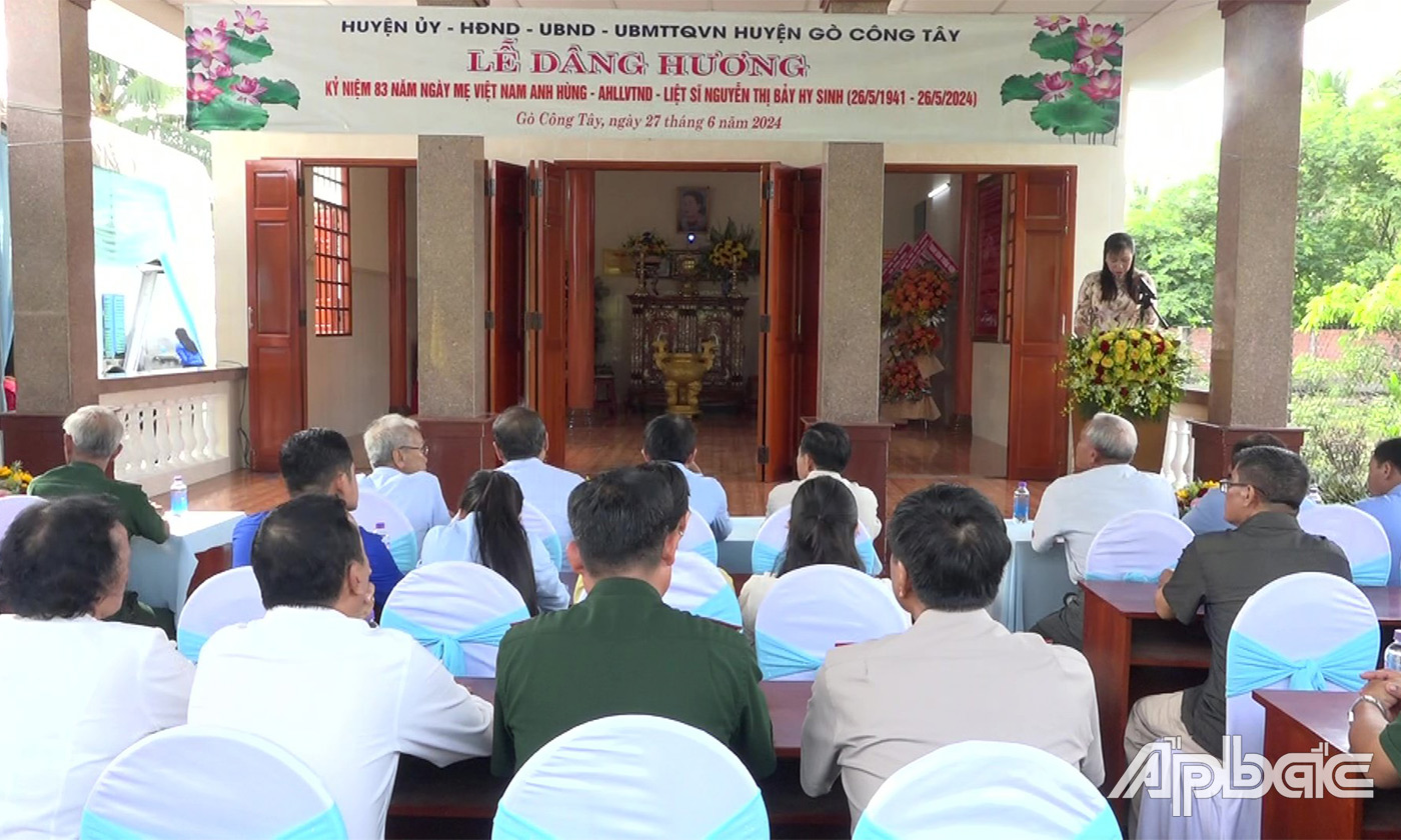 Quang cảnh Lễ tưởng niệm