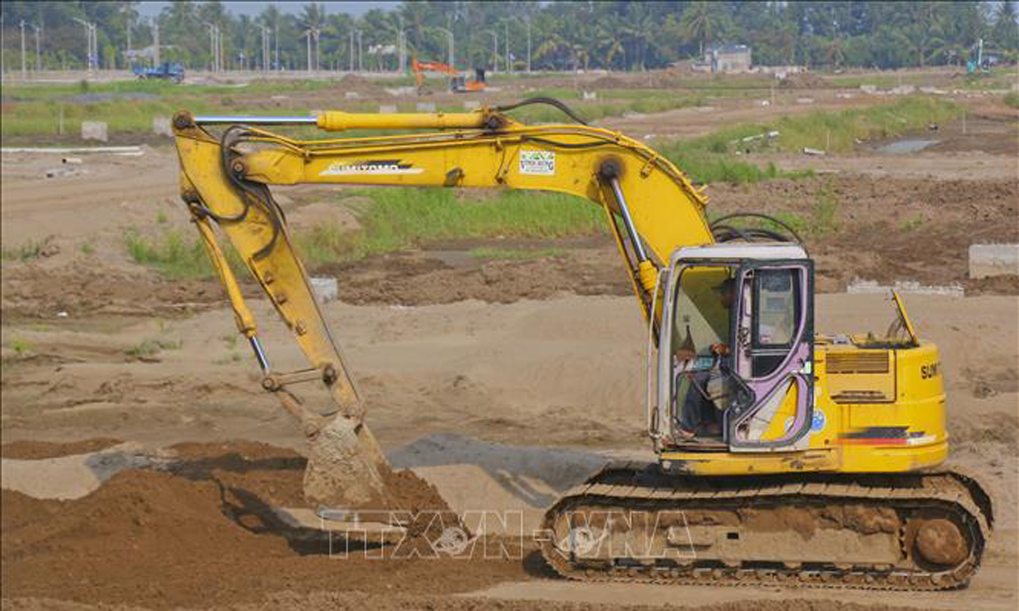 Khu tái định cư Tân Hòa, huyện Châu Thành A, phục vụ Dự án đường bộ cao tốc Bắc - Nam phía Đông. Ảnh: Duy Khương/TTXVN