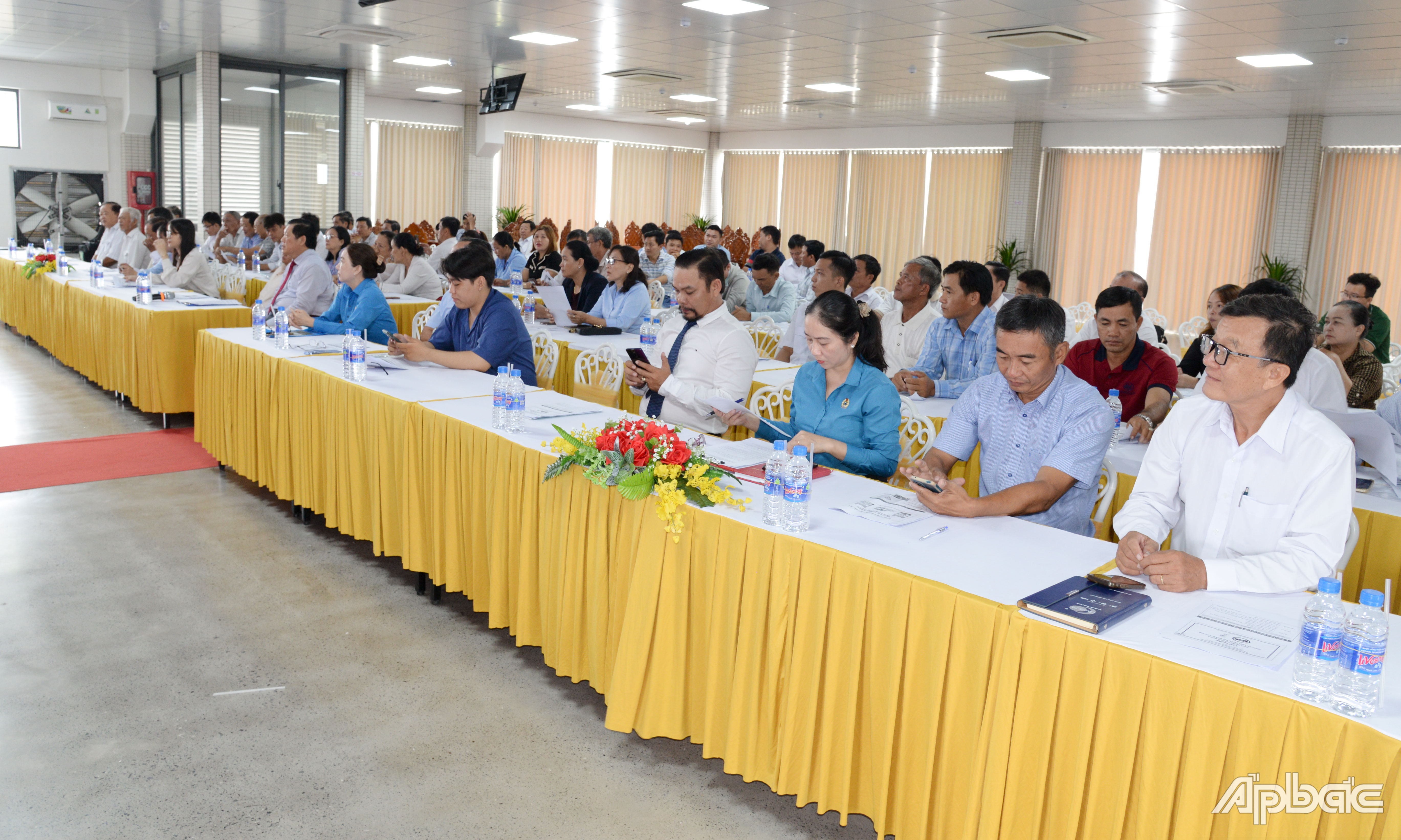 Quang cảnh lớp tập huấn.