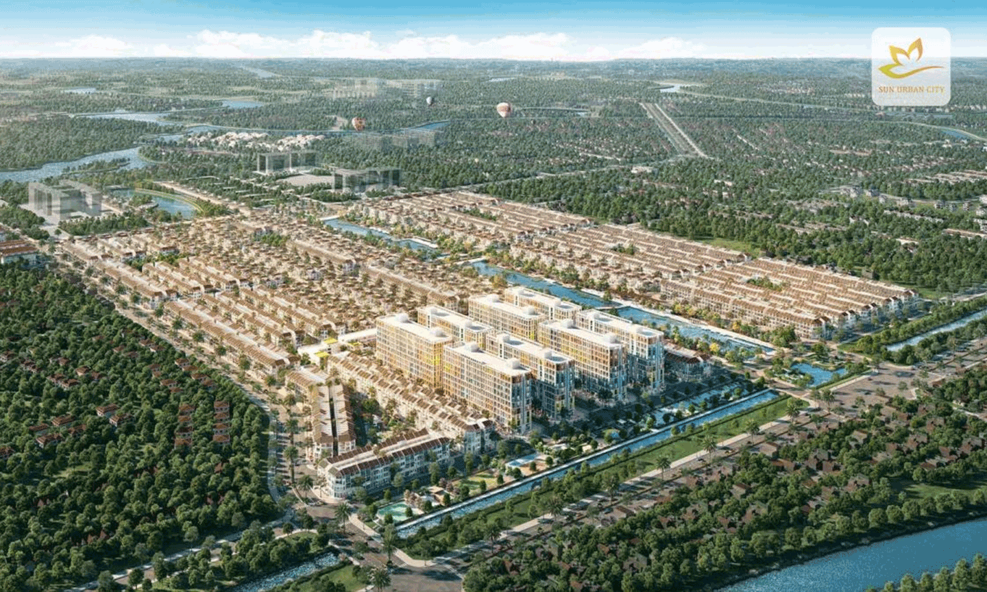 Phối cảnh phân khu mở bán đầu tiên trong khu đô thị.
