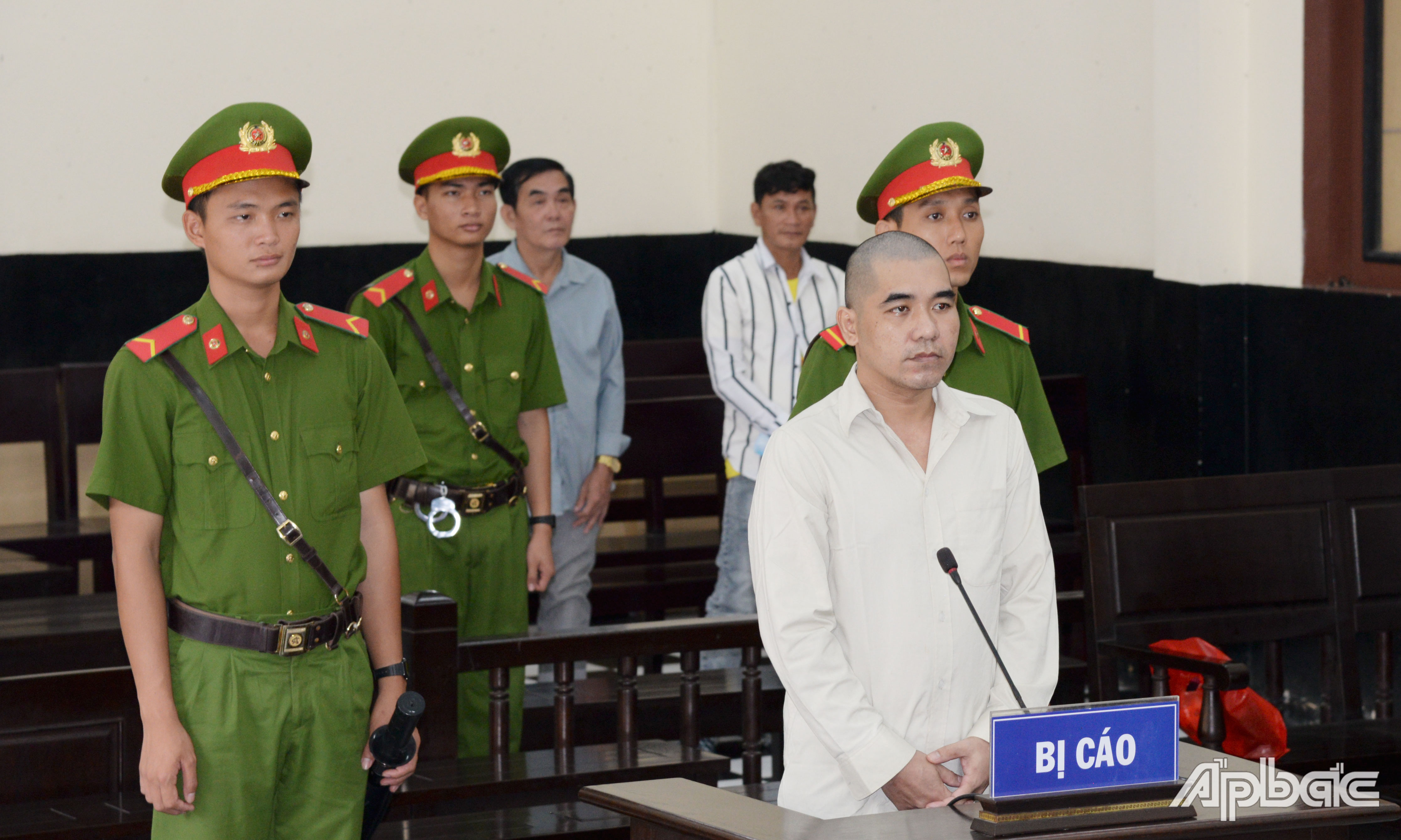 Bị cáo Tâm tại phiên tòa.