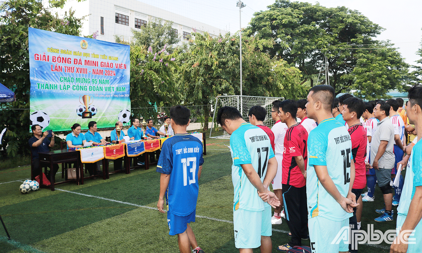 Giải chung kết Bóng đá mini Giáo viên Tiền Giang lần thứ XVIII – năm 2024.