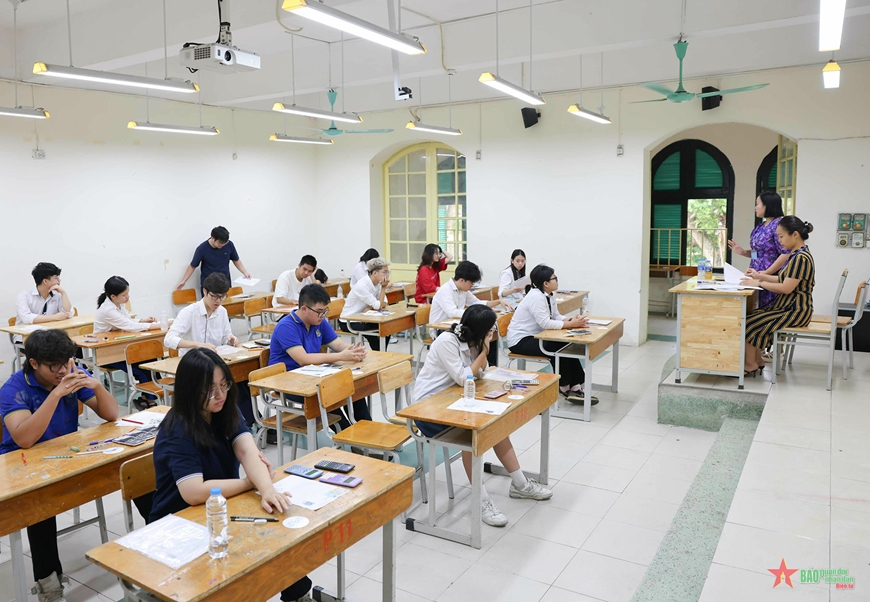 Thí sinh dự kỳ thi tốt nghiệp THPT năm 2024.