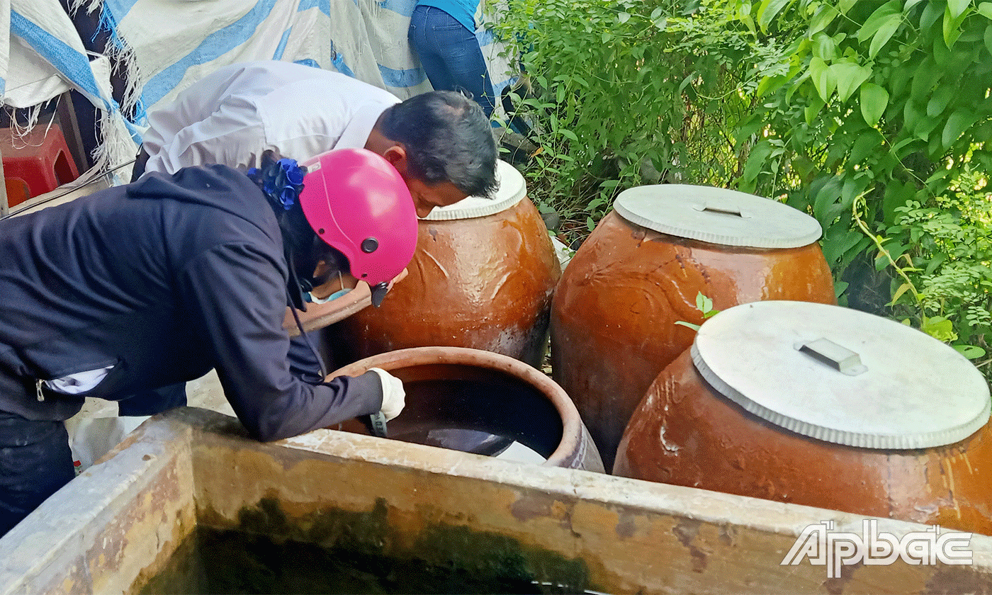 Huyện Chợ Gạo rá quân chiến dịch diệt lăng quăng.