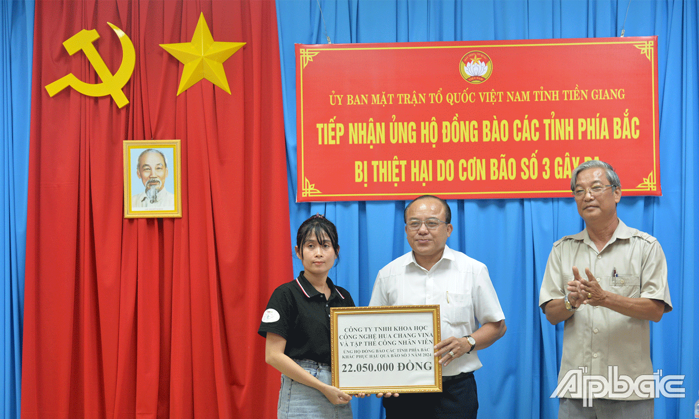 Công ty TNHH Khoa học công nghệ Huachang Vina và tập công nhân viên hỗ trợ 22,050 triệu đồng.