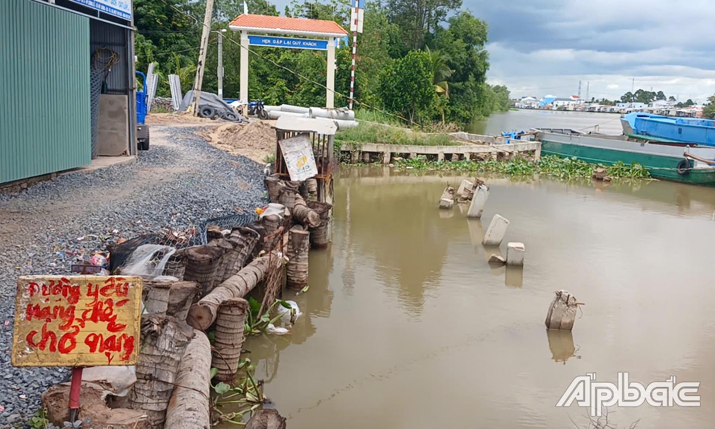 Một bến chưa đủ điều kiện hoạt động.