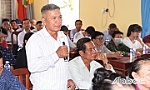 Đoàn Đại biểu Quốc hội tỉnh Tiền Giang tiếp xúc cử tri huyện Tân Phú Đông