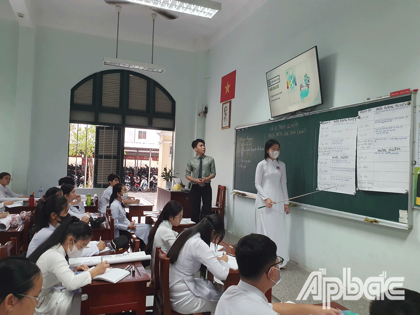 Tiết dạy thực hành của thí sinh tham gia dự tuyển. 