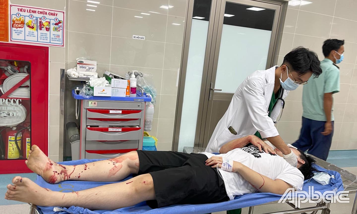 Một trường hợp cấp cứu tại bệnh viện.