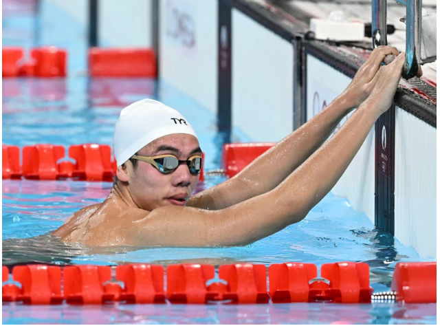 Thể thao Việt Nam đã có hai kỳ Olympic liên tiếp không giành huy chương. Trong ảnh: Vận động viên bơi Huy Hoàng từng được kỳ vọng, nhưng thành tích thi đấu giảm sút tại Olympic 2024. (Ảnh GETTY)