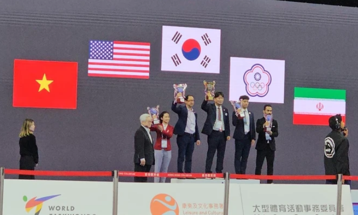 Taekwondo Việt Nam có hạng 4 ở giải quyền thế giới 2024 với 3 tấm HCV quan trọng. Ảnh: TH.HUY