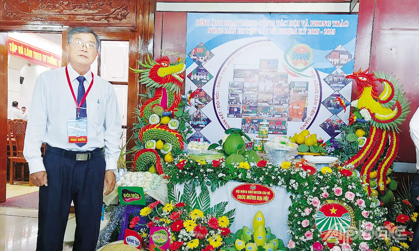 Ông Nguyễn Văn Diễm, Chủ tịch HND huyện Cái Bè. 