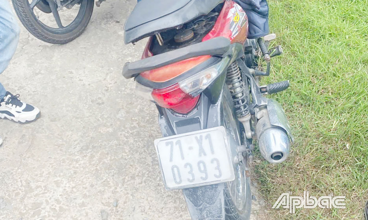Phương tiện bị tạm giữ.