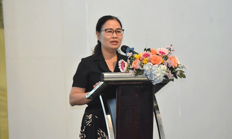 Vụ trưởng Vụ Khoa học, Công nghệ và Môi trường, Bộ NN&PTNT Nguyễn Thị Thanh Thủy (Ảnh: PV)