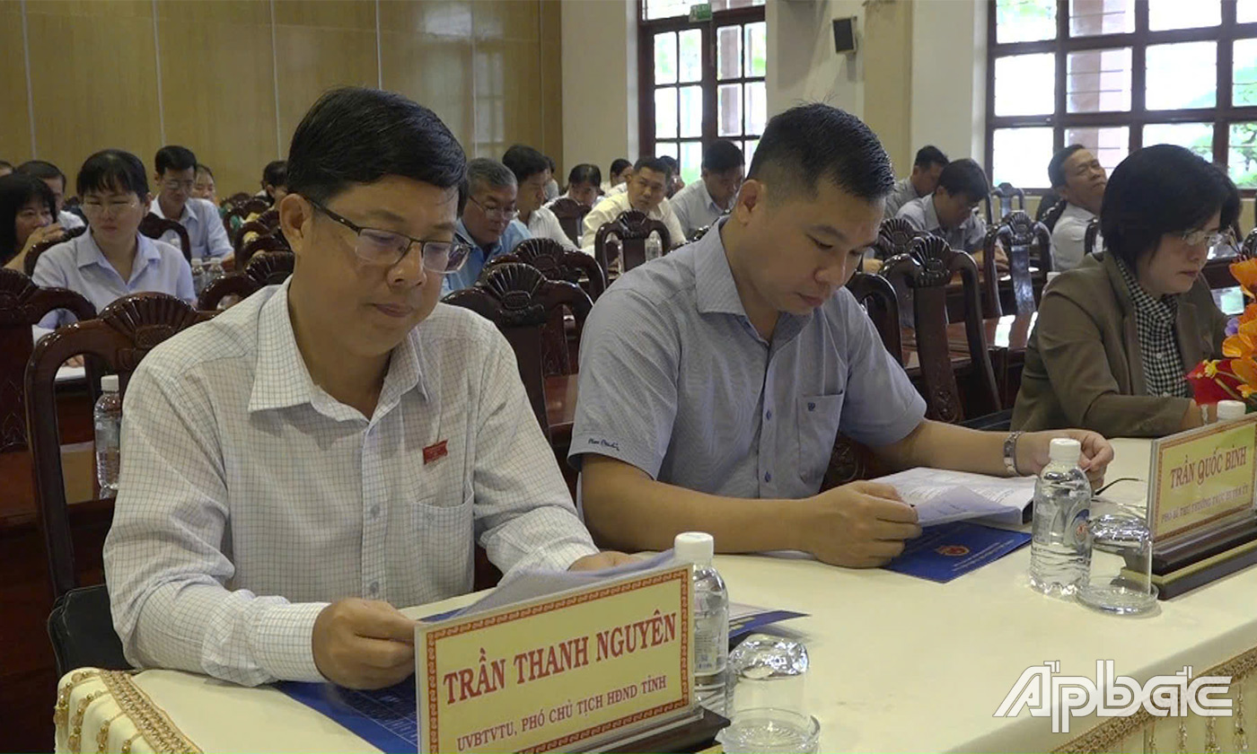Đồng chí Trần Thanh Nguyên tham dự kỳ họp