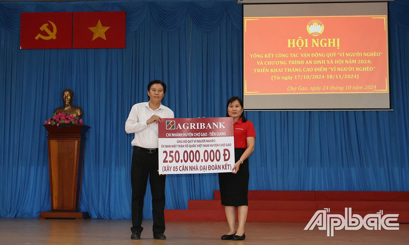 MTTQ vận động Quỹ Vì người nghèo.