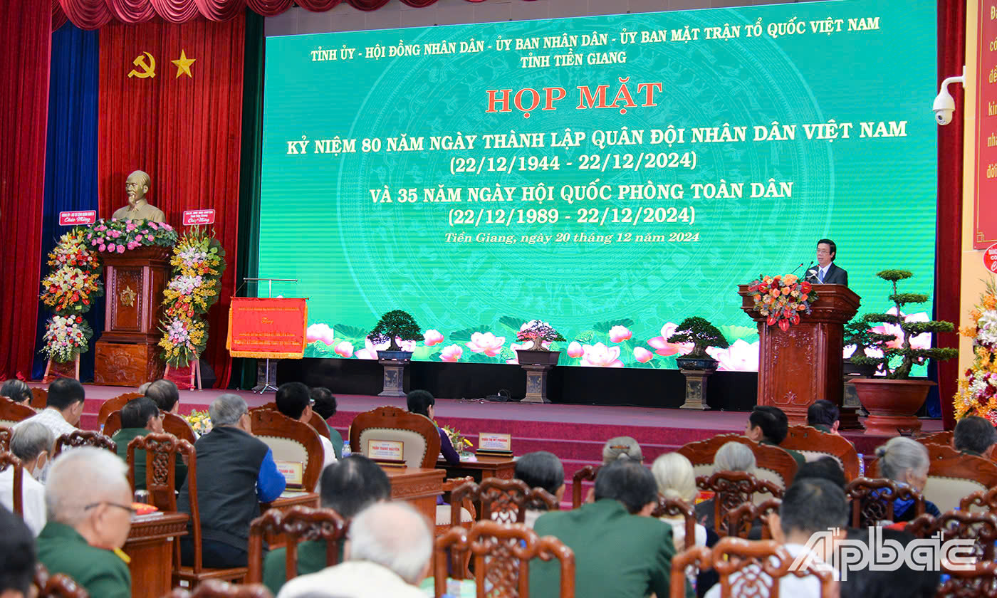 Quang cảnh buổi lễ.
