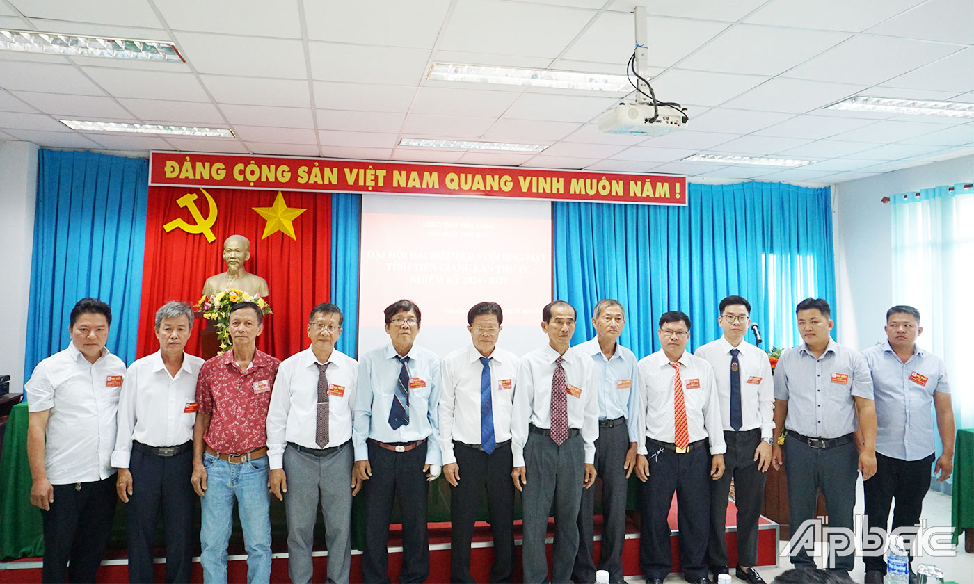 Ban Chấp hành Nuôi ong mật tỉnh Tiền Giang nhiệm kỳ 2024 – 2029 ra mắt đại hội 