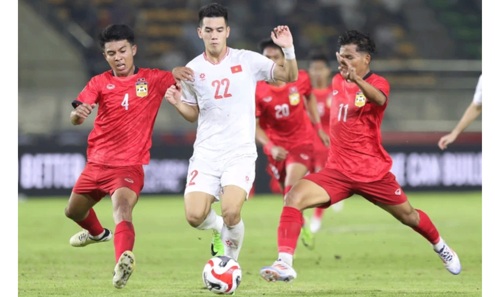 Trong đội hình Lào tham dự ASEAN Cup 2024 có đến 10 cầu thủ đủ điều kiện góp mặt tại SEA Games 2025.