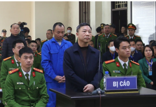 Bị cáo Lưu Bình Nhưỡng tại phiên tòa.