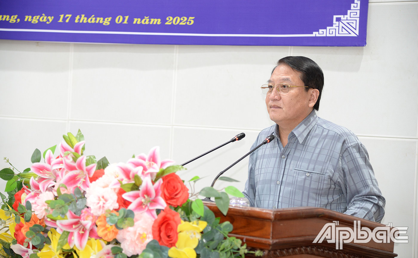 Đồng chí Phạm Văn Trọng phát biểu chỉ đạo hội nghị.