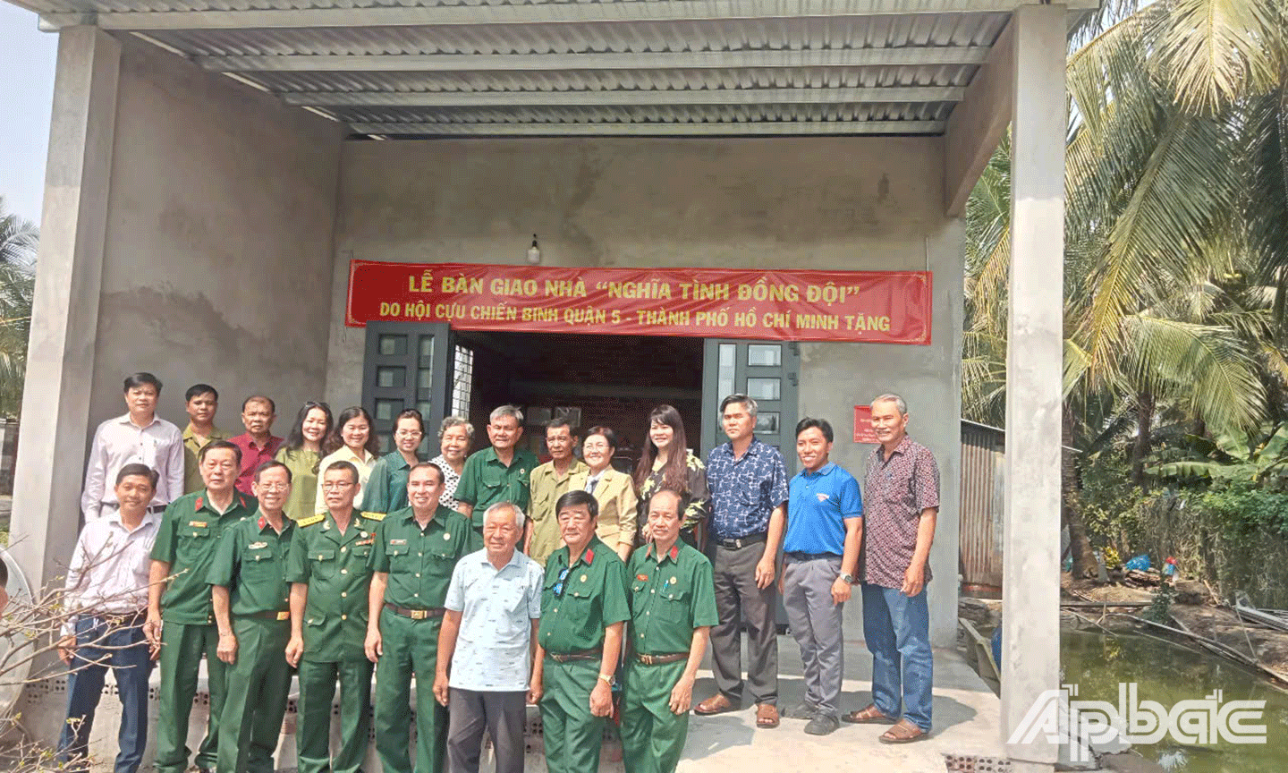 lễ bàn giao nhà Nghĩa Tình Đồng Đội cho gia đình ông Nguyễn Văn Hùng