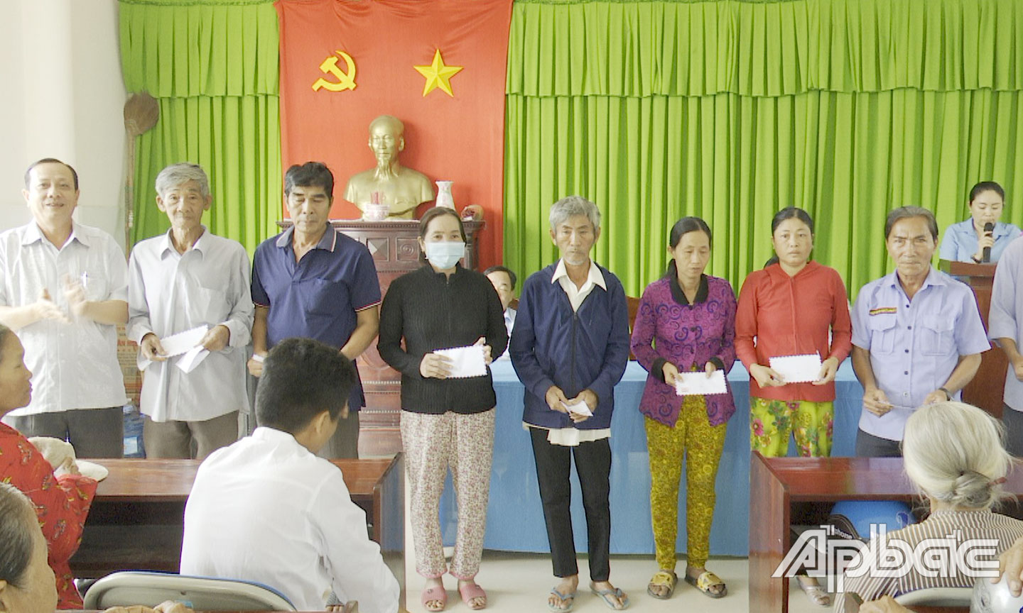 Huyện Tân Phú Đông luôn chú trọng huy động các nguồn lực trong thực hiện các chính sách an sinh xã hội.