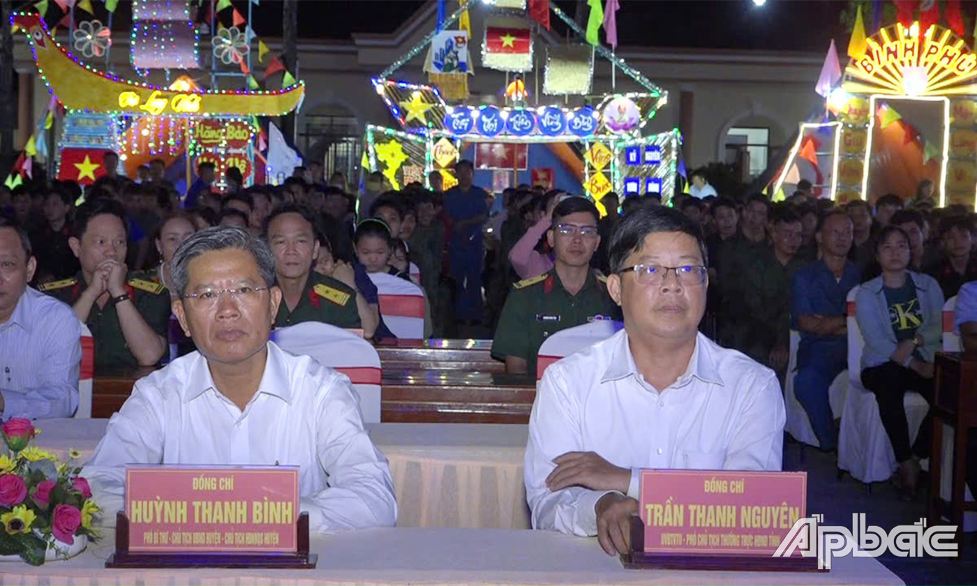 Đồng chí Trần Thanh Nguyên tham dự Hội trại tòng quân