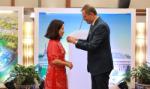 TS Nguyễn Thái Huyền nhận huân chương Cành cọ hàn lâm của Pháp