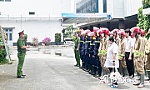Tiền Giang: Diễn tập phương án chữa cháy tại Công ty cổ phần May Việt Tân