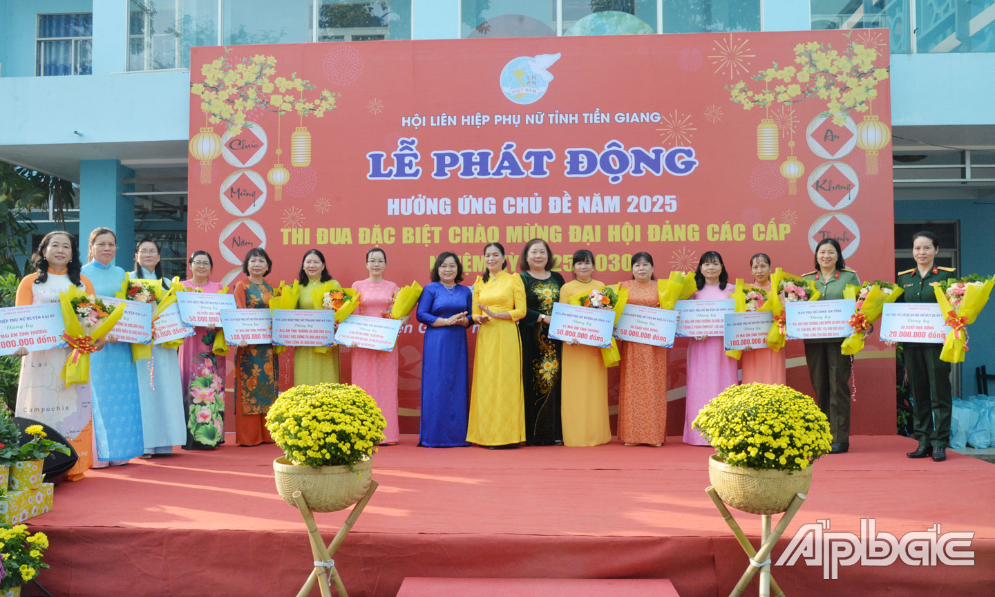  Hội LHPN các huyện, thành, thị và các đơn vị Hội trực thuộc đã đăng ký các công trình/phần việc thiết thực tại Lễ phát động hưởng ứng chủ đề năm 2025.