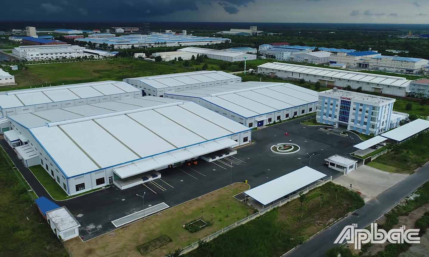 Khu Công nghiệp Long Giang hiện đã đạt 83,22% diện tích lắp đầy.