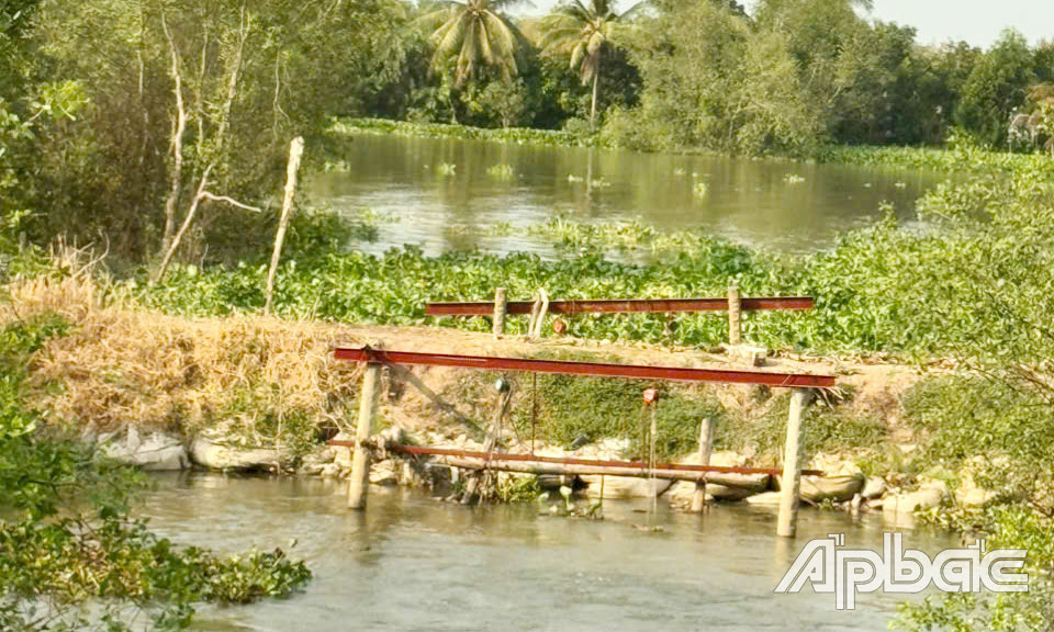 Các đập ngăn mặn, trữ ngọt sẵn sàng ứng phó hạn, mặn.