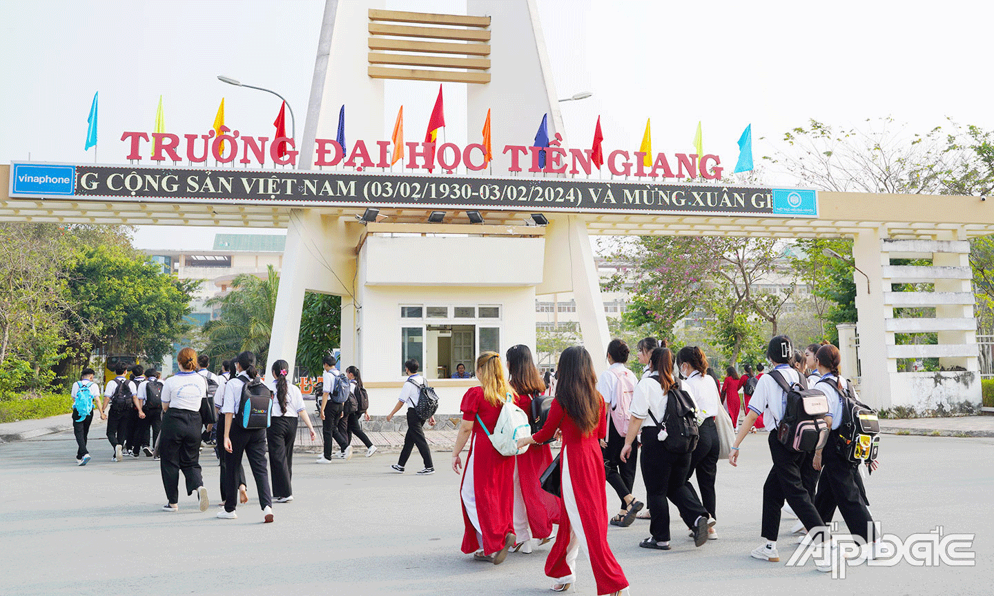 Trường Đại học Tiền Giang là một trong những điểm thi của đợt 1, với 5.085 thí sinh đăng ký dự thi