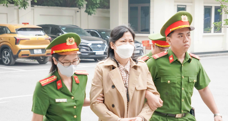 Bị cáo Trịnh Thị Thúy Nga. Ảnh: CTV