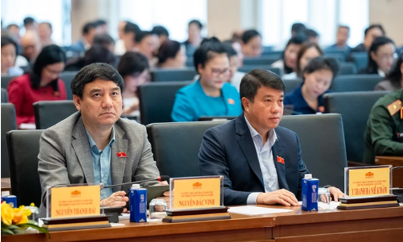 Đại biểu dự họp.