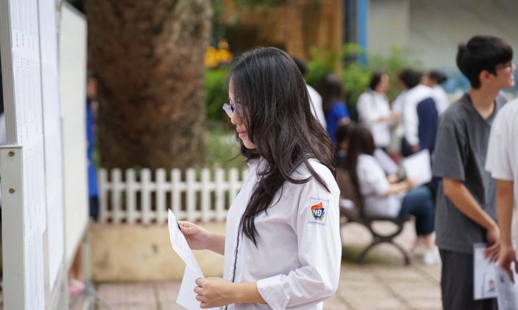 Thí sinh thi tốt nghiệp THPT năm 2024. Ảnh; Xuân Phú.