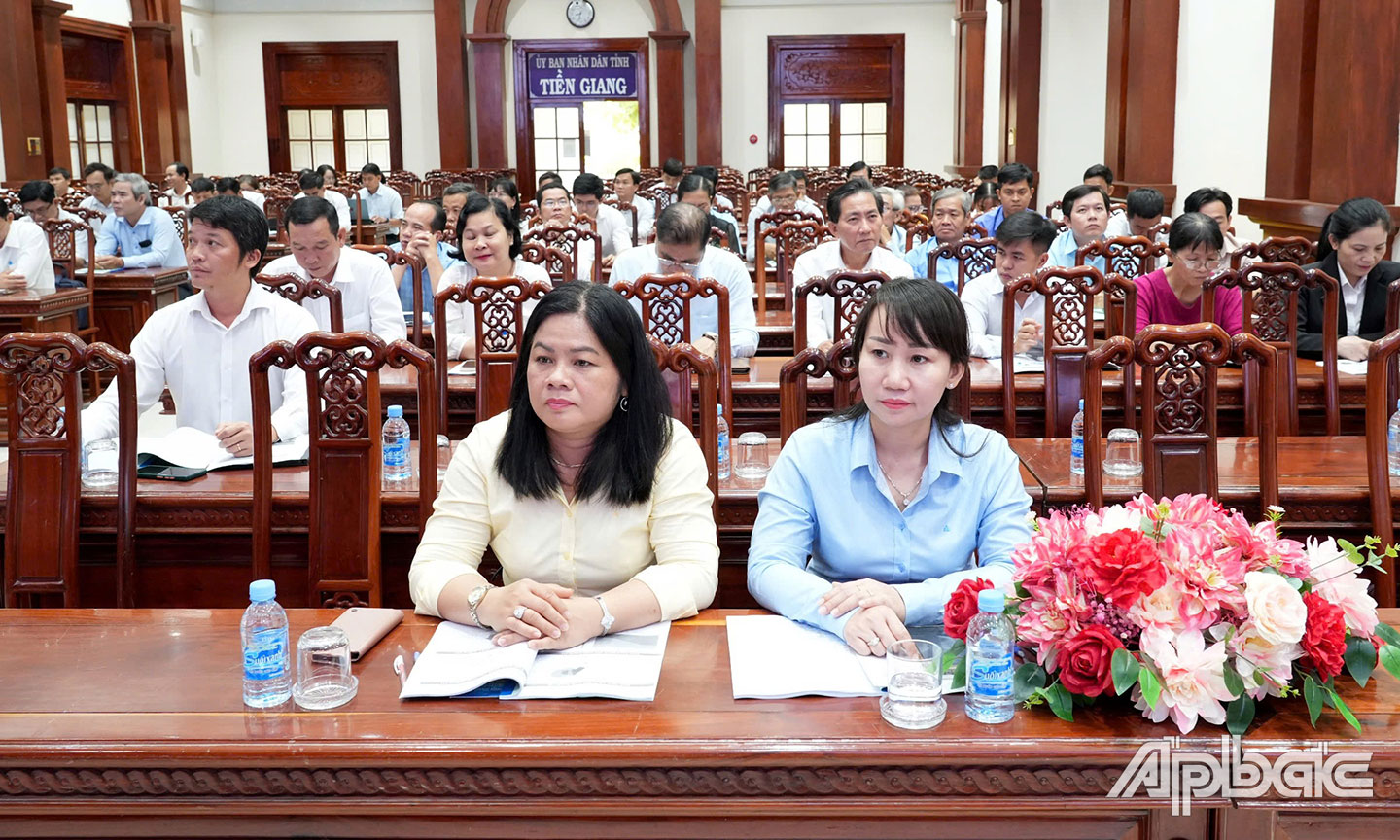 Các đại biểu tham dự hội nghị.