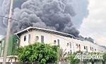 Tiền Giang: Xảy ra cháy tại Công ty TNHH Quảng Việt - Khu công nghiệp Tân Hương