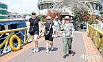 Khách du lịch đến Tiền Giang tăng so với ngày thường