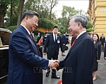 Lễ đón chính thức Tổng Bí thư, Chủ tịch nước Trung Quốc Tập Cận Bình