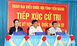 Đoàn Đại biểu Quốc hội tỉnh Tiền Giang tiếp xúc cử tri 2 huyện Tân Phú Đông và Chợ Gạo