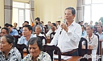 Đoàn Đại biểu Quốc hội tỉnh Tiền Giang tiếp xúc cử tri huyện Tân Phước