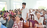 Đoàn Đại biểu Quốc hội tỉnh Tiền Giang tiếp xúc cử tri huyện Gò Công Tây